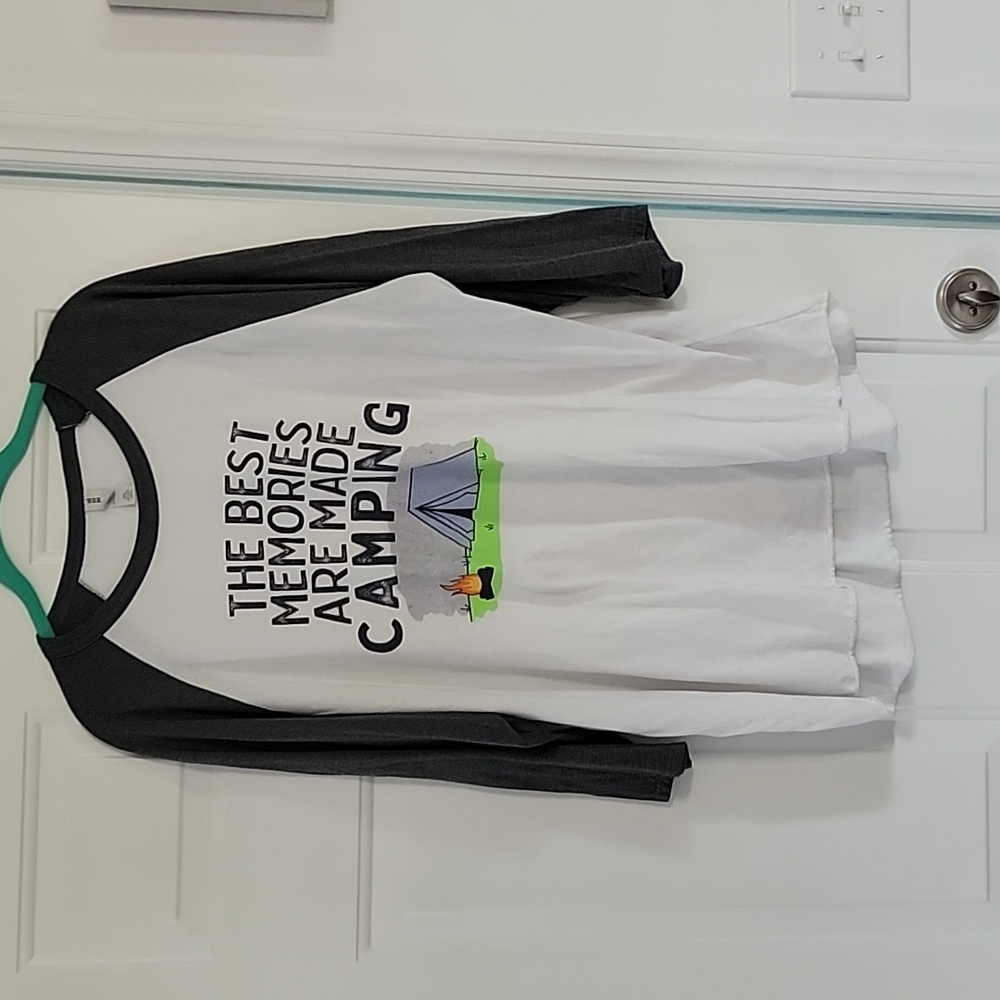Baseball style camping shurt